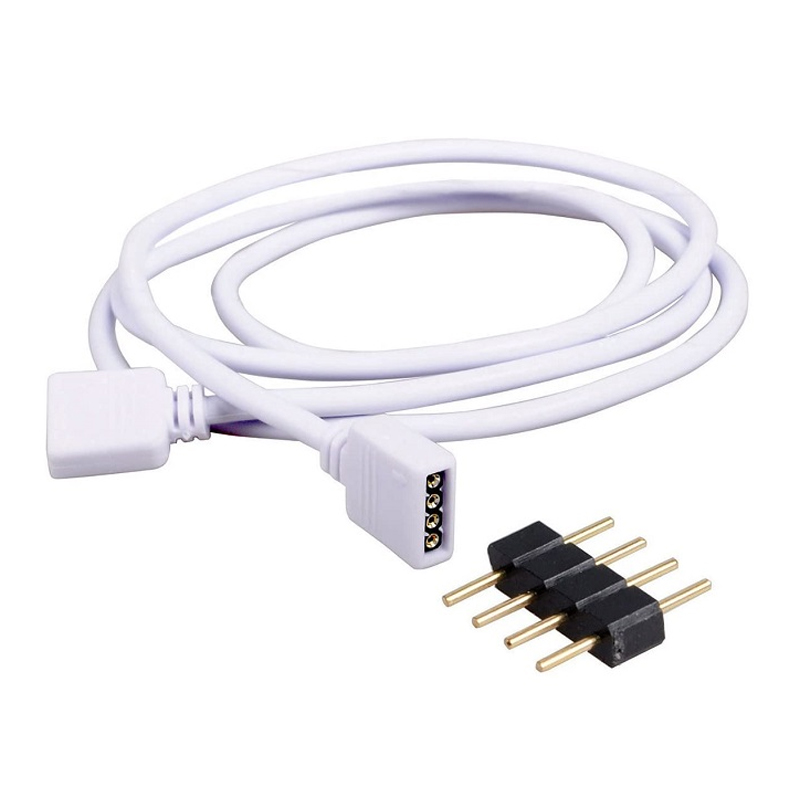 4 Pin LED Connector Extension Cable Cord for SMD 5050 3528 RGB LED Light Strip - 50 CM-picture-26