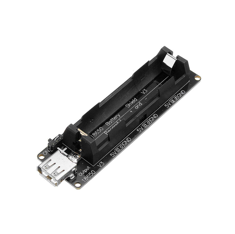 18650 Battery Holder/ Power Supply Board for Raspberry Pi3B/3B+-image-4