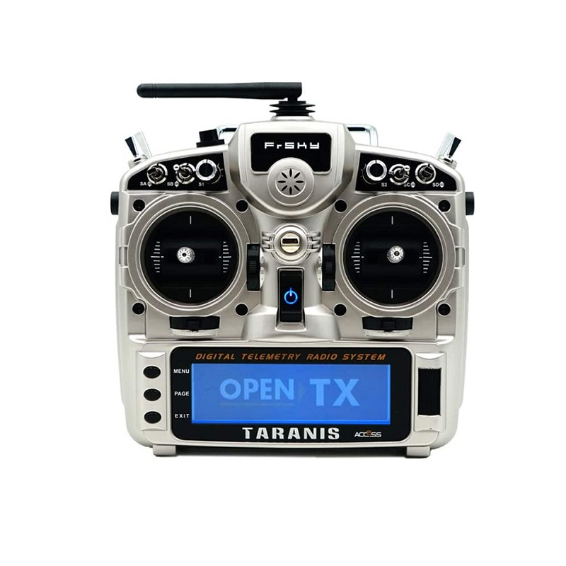 FrSky Taranis X9D Plus 2019 Digital Telemetry Drone Remote Control with FrSky RX8R Pro Receiver- (Silver Colour)-image-6