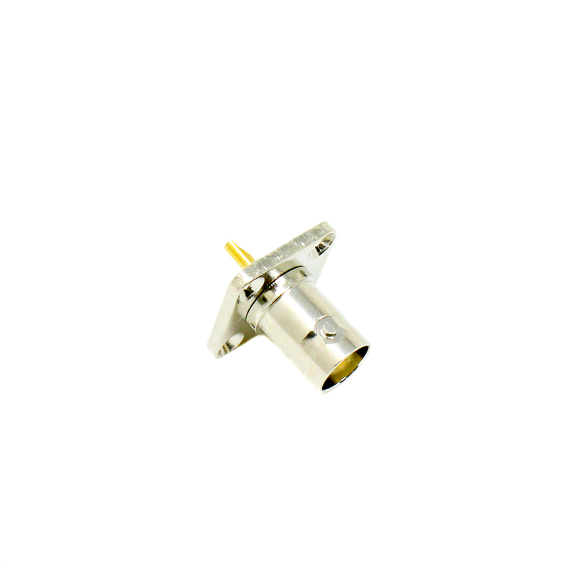 Flange Mount BNC Connector 4 Hole Female Connector Solder Type-image-4