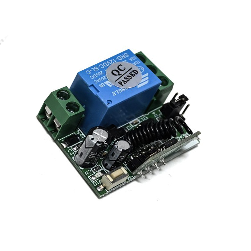 433MHz 12V 1 Channel Relay Module Wireless Remote Control Switch without Battery-image-35