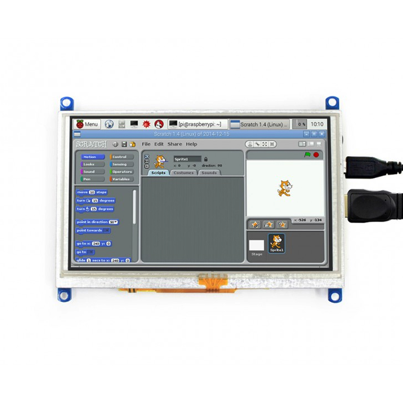 Waveshare 5 Inch Resistive HDMI LCD Display (G) 800x480-picture-26