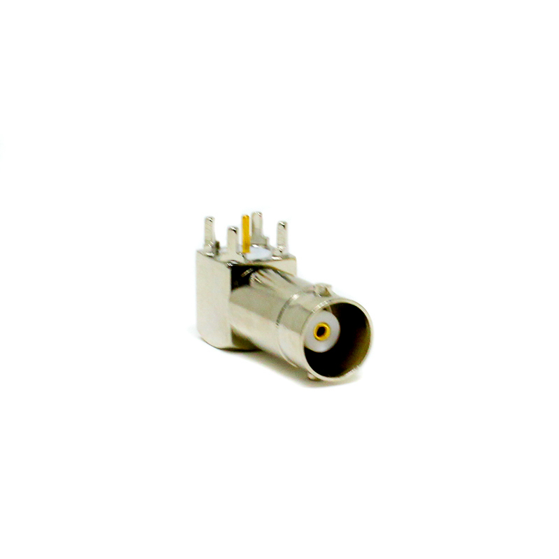 BNC Connector Female 50 Ohm Right Angled For PCB Mount-image-43