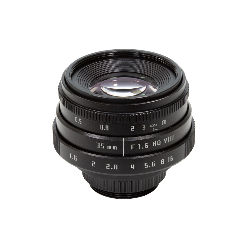 Arducam LN052 35mm F1.6 Mirrorless C-Mount Lens for Raspberry Pi HQ Camera, with C-CS Adapter-image-4