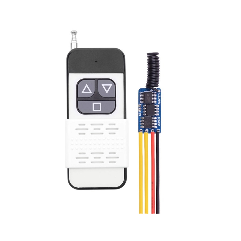 Up Down Stop Forward Reverse Wireless Mini Motor Remote Switch Controller DC 12V-image-4