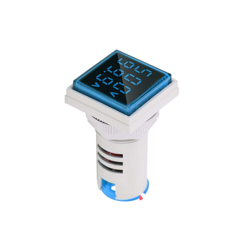 22mm 0-100A Ac 20-500V Digital Voltmeter Ammeter- Blue-picture-33