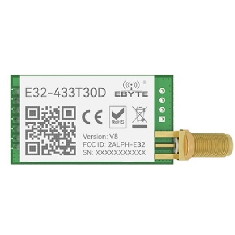 EBYTE E32-433T30D-V8 LoRa 433MHz UART IoT Long Range Wireless Transceiver Transmitter Receiver EBYTE E32-433T30D V8 Module 1W SMA Antenna-picture-16
