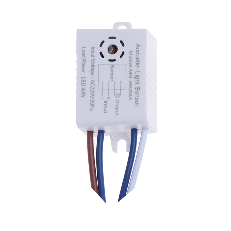 220AC Acoustic-Light Sensor Switch Module Auto On Off Light Smart Switch For Corridor Bath Warehouse Staircase-image-17