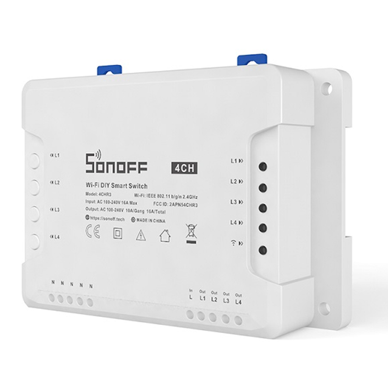 Sonoff 230V AC 4CH R3 4 Channels Smart Switch Support Google & Alexa Smart Home Automation 10A-picture-17
