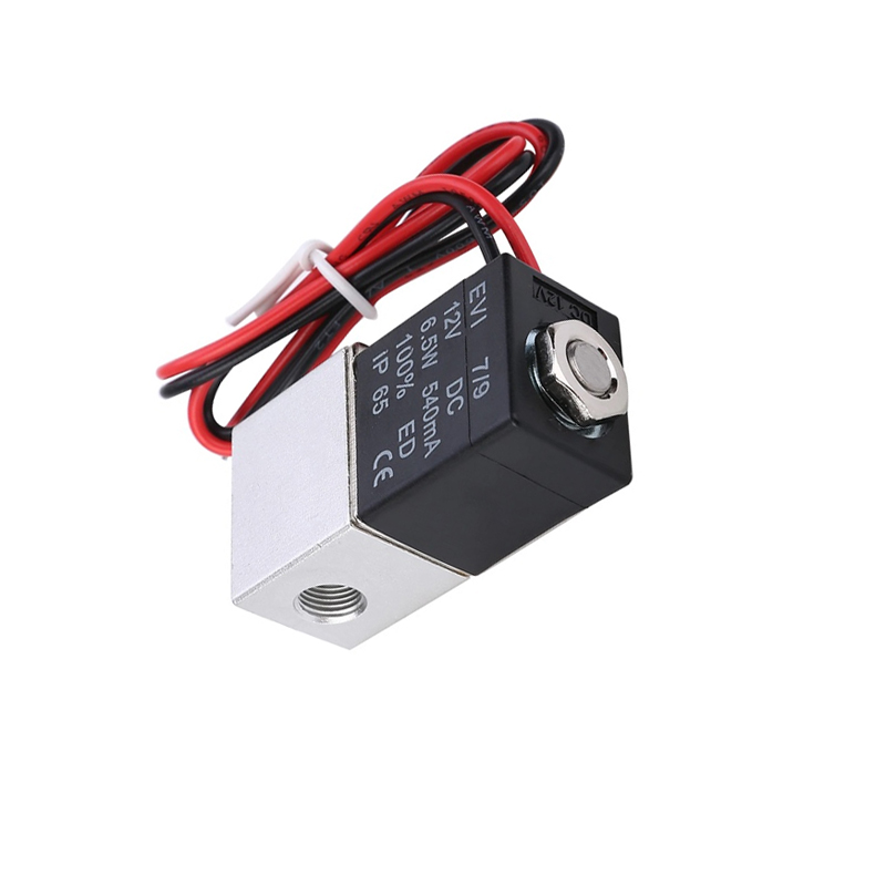 DC 12V Solenoid Valve 1/4" 2 Way Normally Closed Direct-Pneumatic Valves For Water Air Gas Hot-picture-21