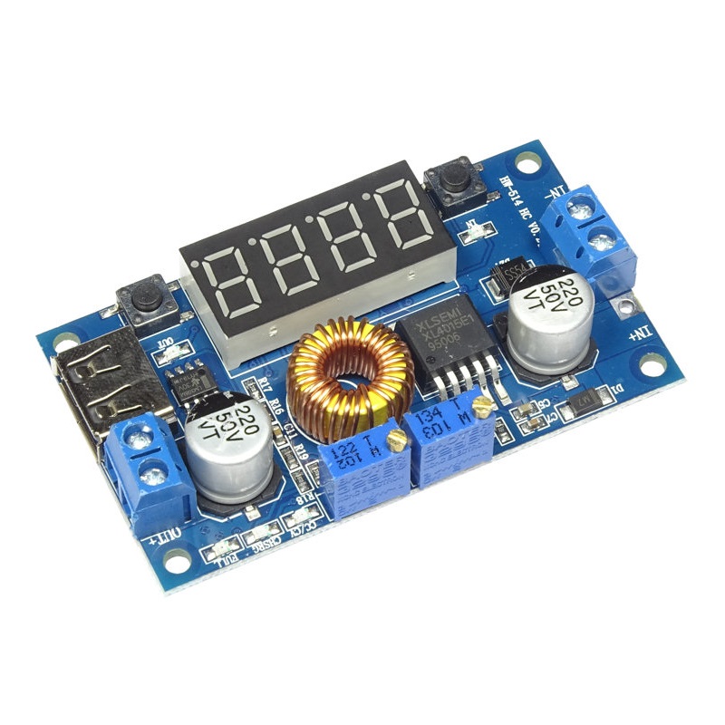 DC-DC XL4015 Adjustable Stepdown Module 5A 75W with 4 Bits Digital Display Voltmeter-picture-28