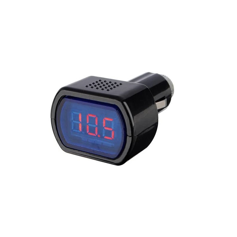 Mini Car LCD Battery Voltage Meter Monitor 12V Black-image-29