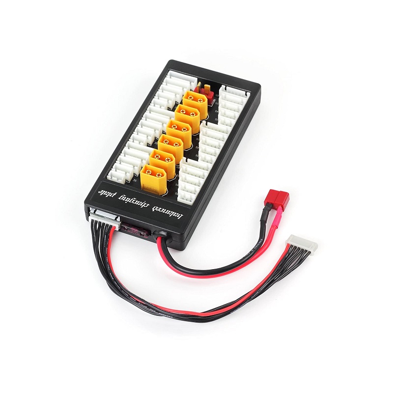 Parallel charging Board for 6 packs 2~6S (XT60-Male) with T female connector-image-2