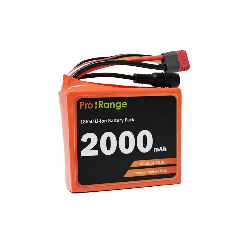 Pro-Range A Grade NMC N18650CH 14.8V 2000mAh 3C 4S1P Li-Ion Battery Pack-image-4