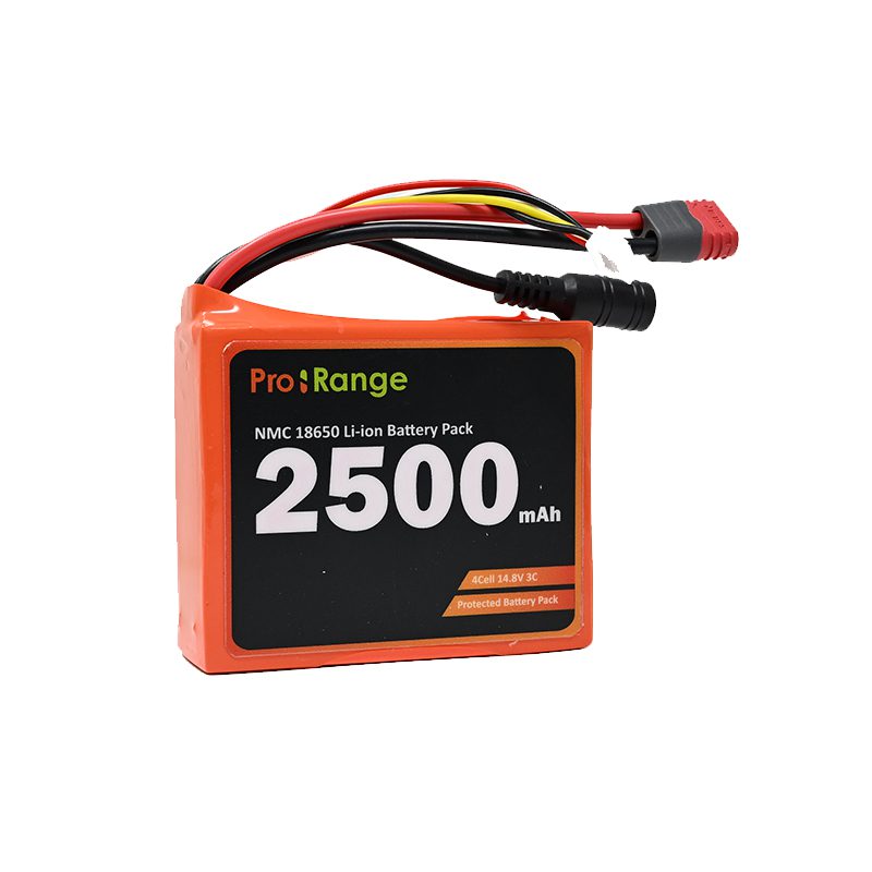 Pro-Range A Grade NMC N18650CH 14.8V 2500mAh 3C 4S1P Li-Ion Battery Pack-image-7