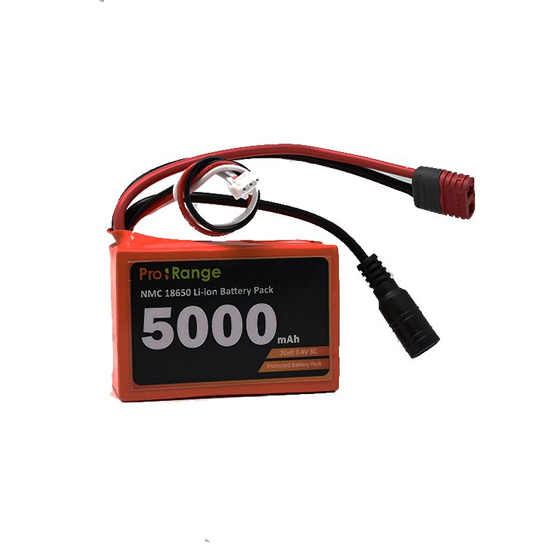 Pro-Range A Grade NMC N18650CH 7.4V 5000mAh 3C 2S2P Li-Ion Battery Pack-image-11