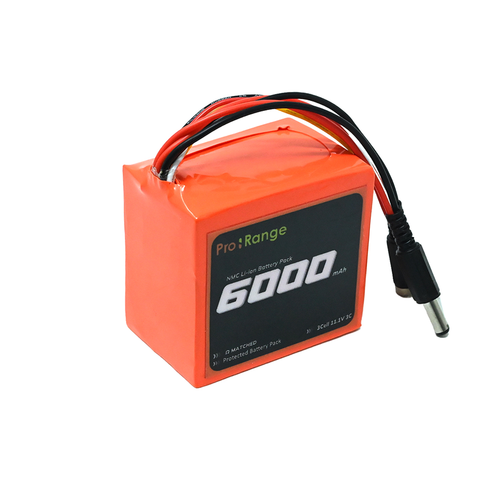 Pro-Range A Grade NMC N18650CP 11.1V 6000mAh 3C 3S2P Li-Ion Battery Pack-image-12