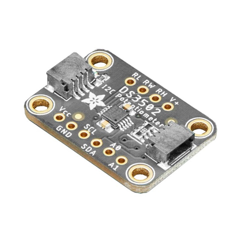 Produktbild von Fasizi Digitales Potentiometer Modul – DS3502 I2C, 10 KΩ, 256 Stufen, 3,3–5 V, STEMMA QT/Qwiic