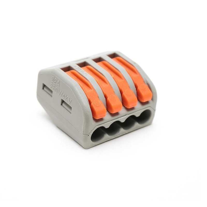 PCT-214 0.08-2.5mm 4 Pole Wire Connector Terminal Block with Spring Lock Lever for Cable Connection-picture-21