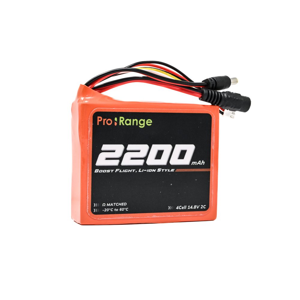 Pro-Range A Grade NMC N18650CH 14.8V 2200mAh 2C 4S1P Li-Ion Battery Pack with DC Jack Male & Female-image-6