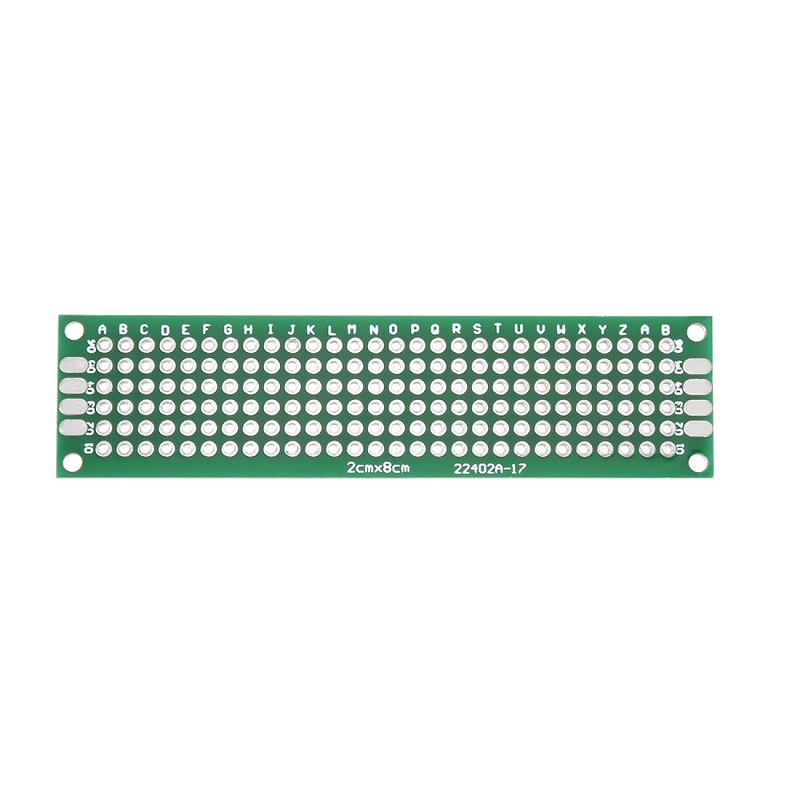 2 x 8 cm Universal PCB Prototype Board Single-Sided 2.54mm Hole Pitch-image-4
