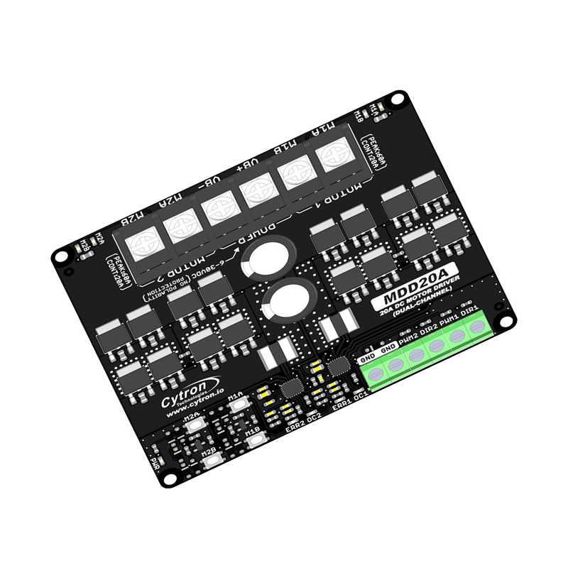 Cytron 20Amp 6V-30V DC Motor Driver (2 Channels)-image-14