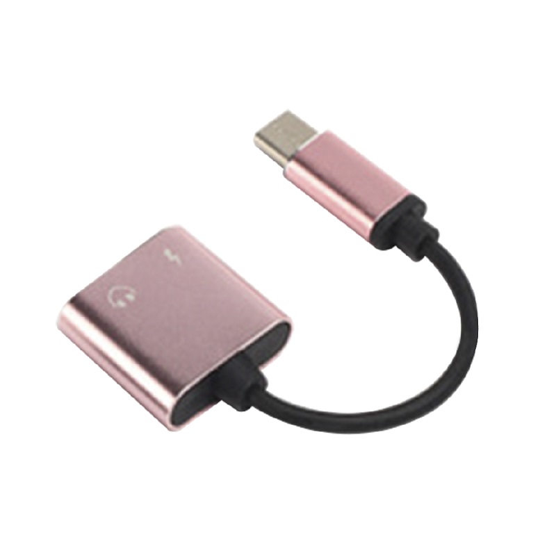 USB-C Type-C To 3.5Mm Jack Headphone Adapter with Charging support-image-18