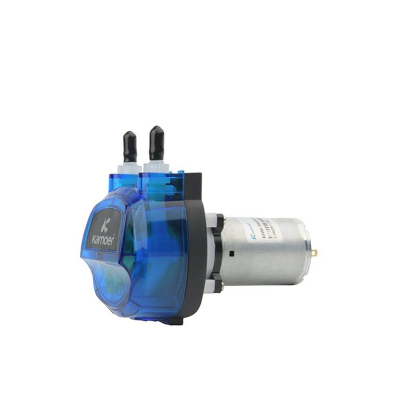 Kamoer 12V 540ml/min Silicon Tube brush motor 3 rollers liquid peristaltic pump-image-25