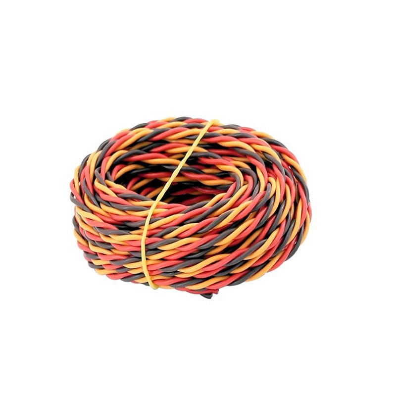 Twisted 22AWG JR Servo Extension Lead Wire (R/O/B)-1meter-picture-35