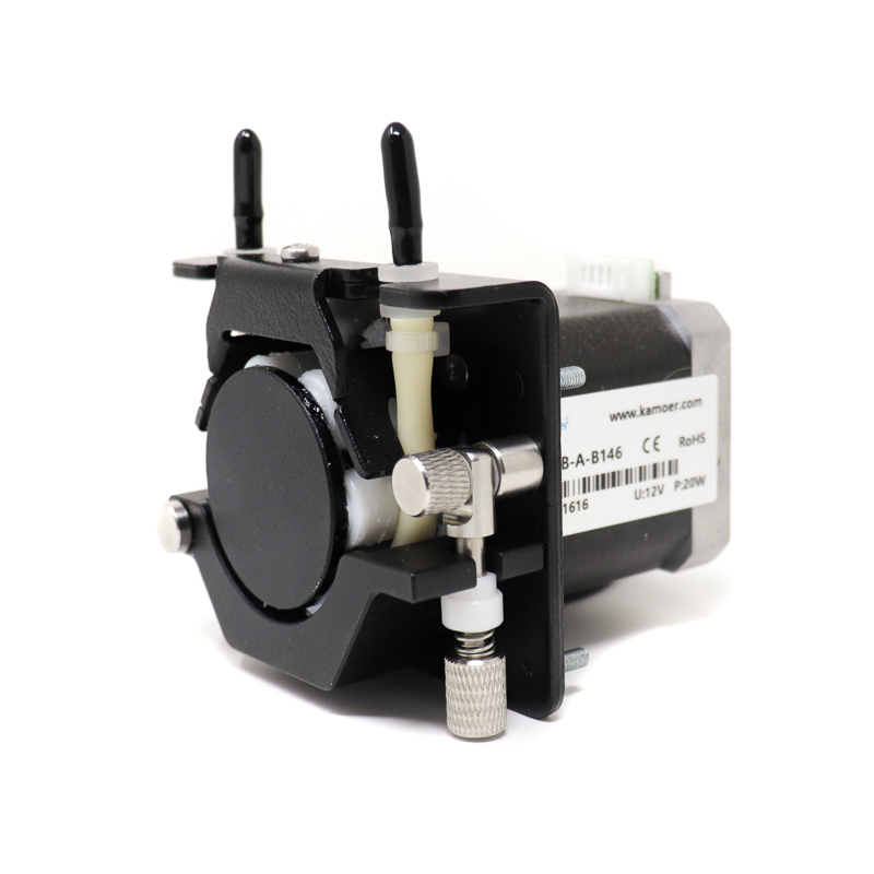 Kamoer 12V 30ml/min BPT Tube stepper motor 6 rollers liquid peristaltic pump-picture-21