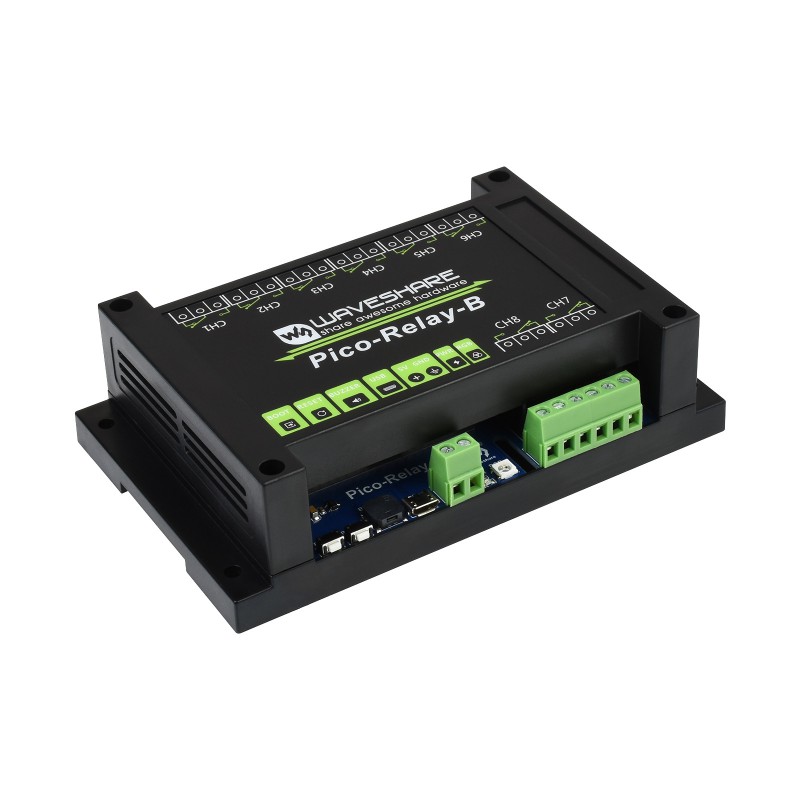 Waveshare Industrial 8-Channel Relay Module for Raspberry Pi Pico, Multi Protection-image-23