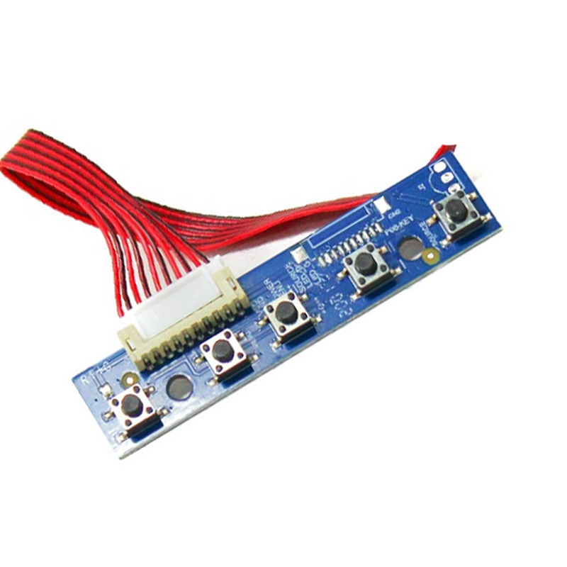 7- inch LCD Control button board compatible with 10 pin ribbon cable & Onboard Power USB board-picture-17