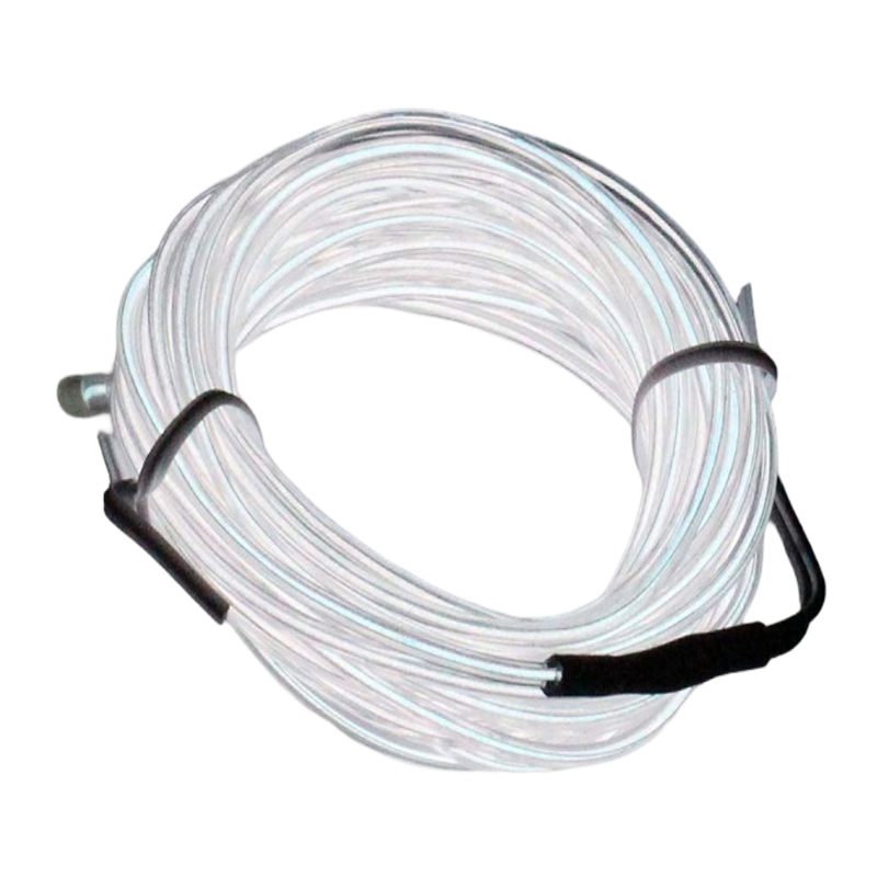 5M Light Dance Party Decor Light Neon LED Lamp Flexible Rope Tube Waterproof LED Strip - Only EL Wire -WHITE-image-25