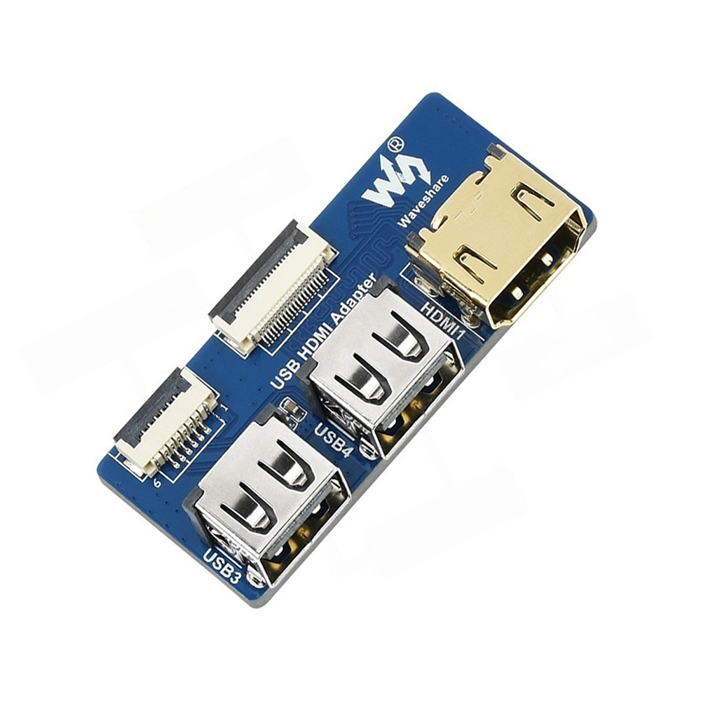 Waveshare USB HDMI Adapter for CM4-IO-BASE, Adapting FFC Connector To Standard Connector-image-12