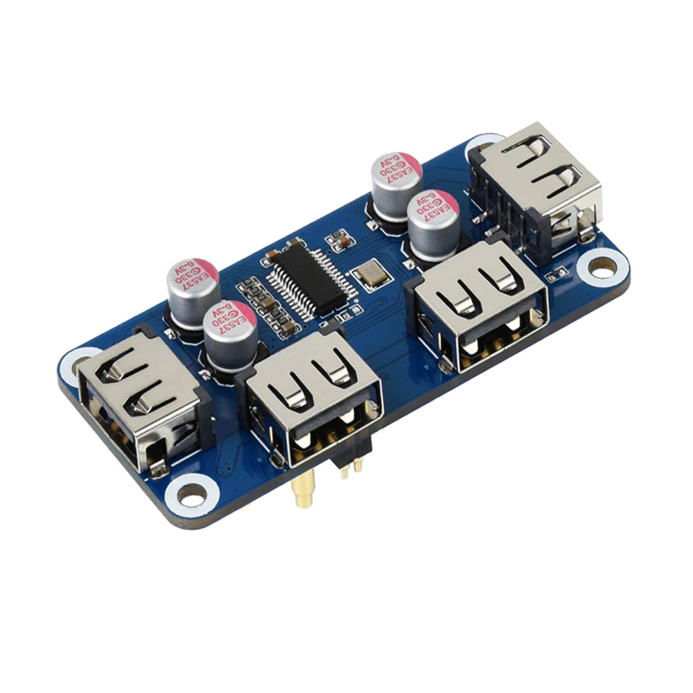 Waveshare USB HUB HAT (B) for Raspberry Pi Series with 4x USB 2.0 Ports-picture-22
