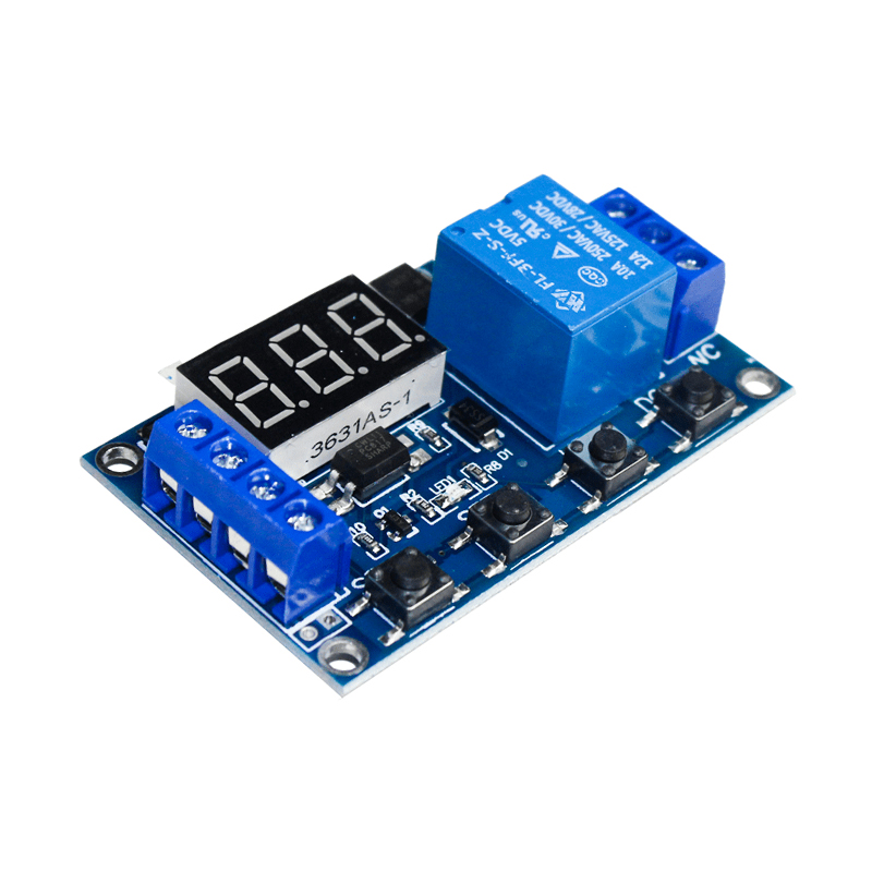 6-20V 1-Channel Power Relay Module with Adjustable Timing Cycle-picture-18