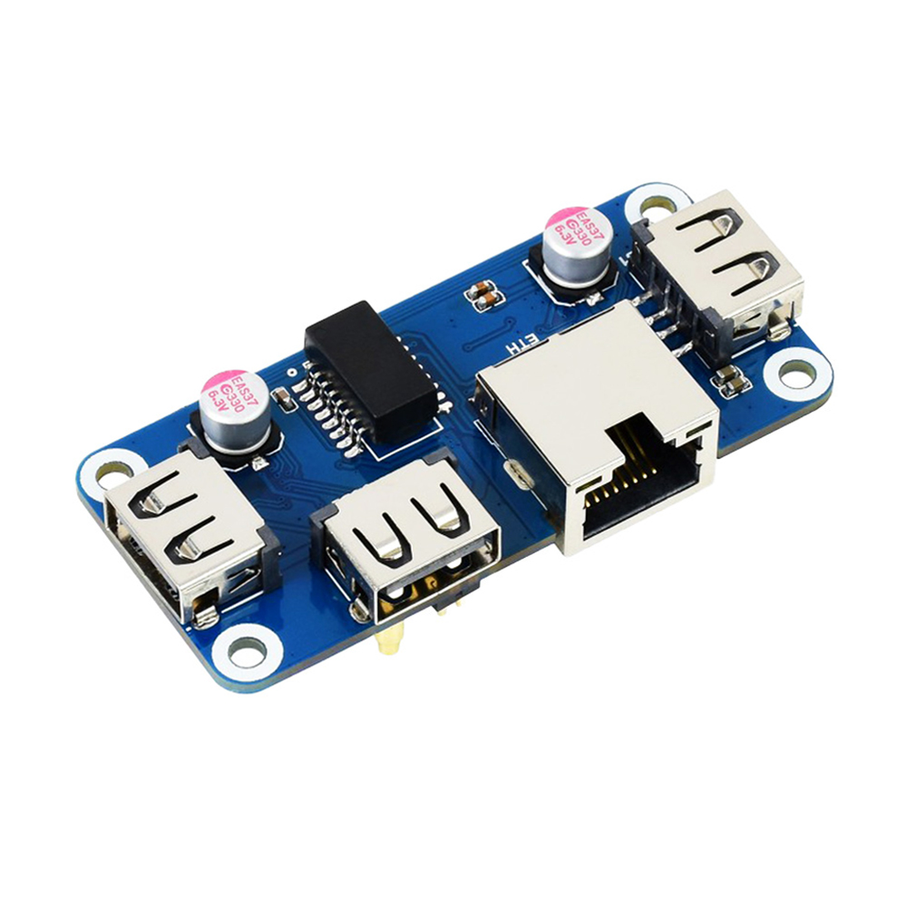 Waveshare Ethernet / USB HUB HAT (B) for Raspberry Pi Series, 1x RJ45, 3x USB 2.0-picture-16