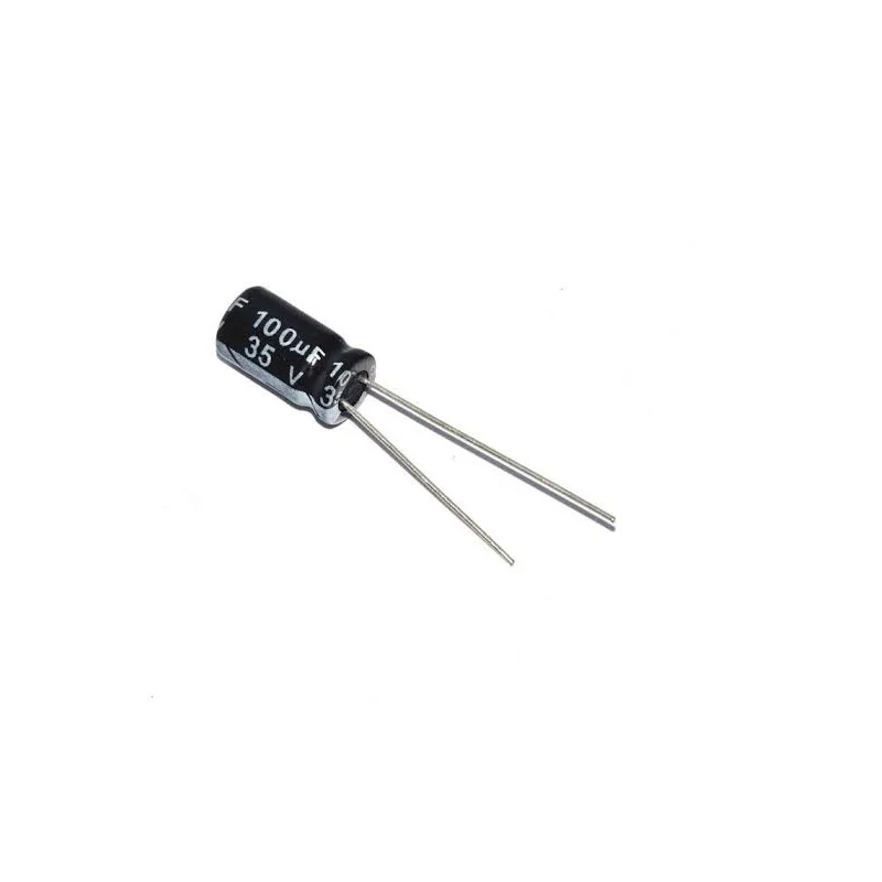 100 uF 35V through hole Electrolytic Capacitor (DIP)-image-17