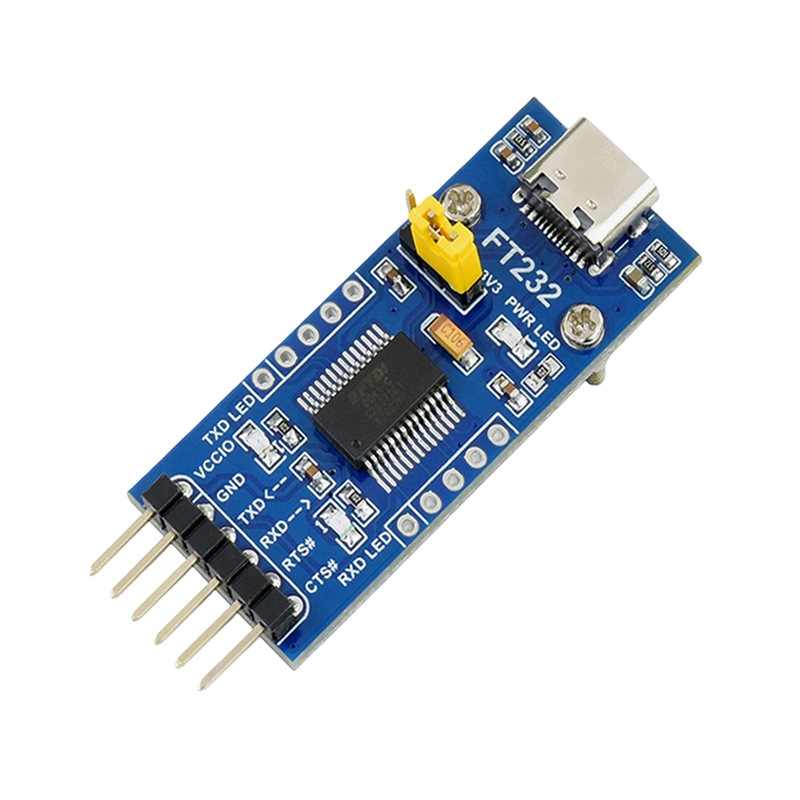 Waveshare FT232 USB UART Board (Type C), USB To UART (TTL) Communication Module, USB-C Connector-picture-15