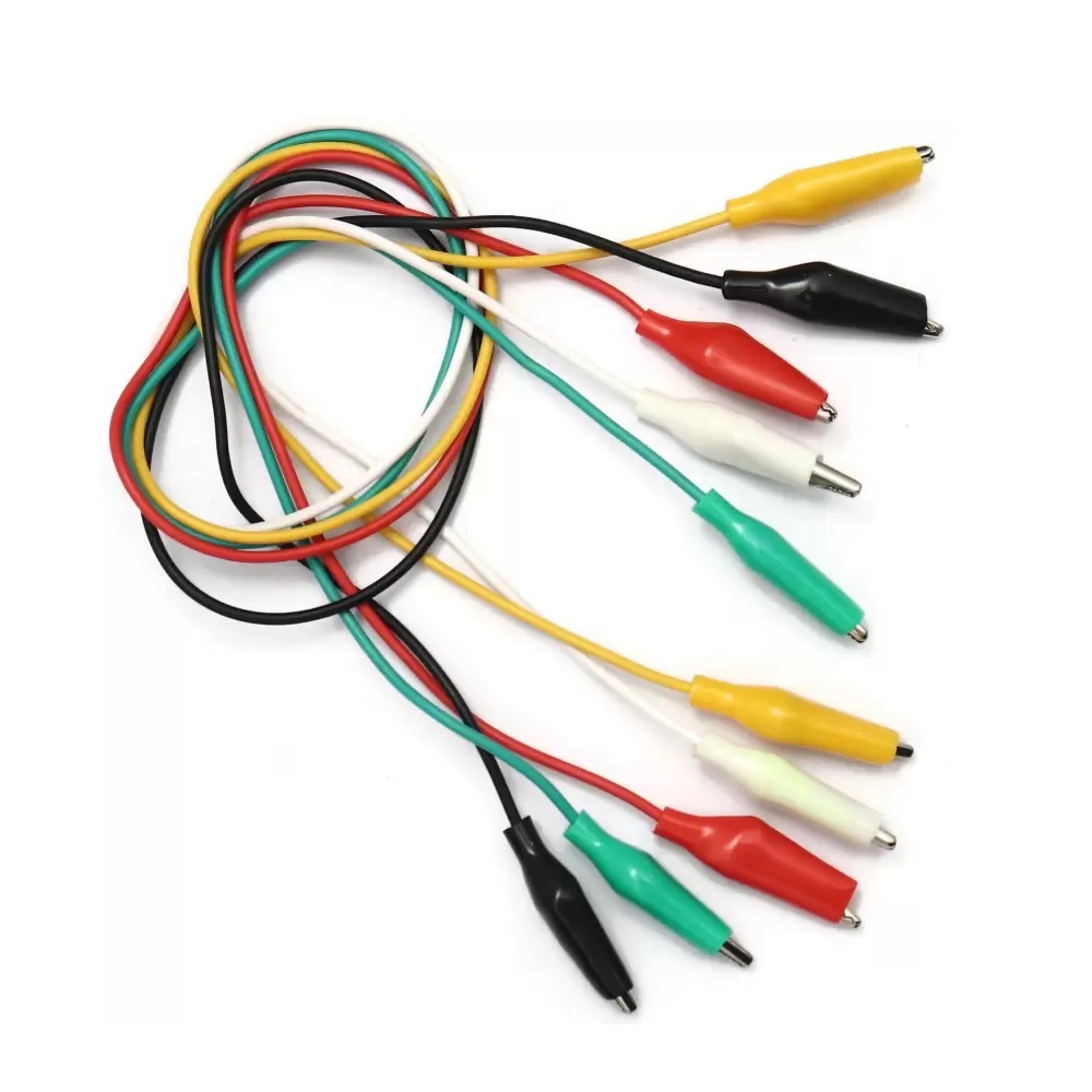 50cm Long Alligator Clips, Electrical DIY Test Leads 5pcs, for Micro:bit-picture-24