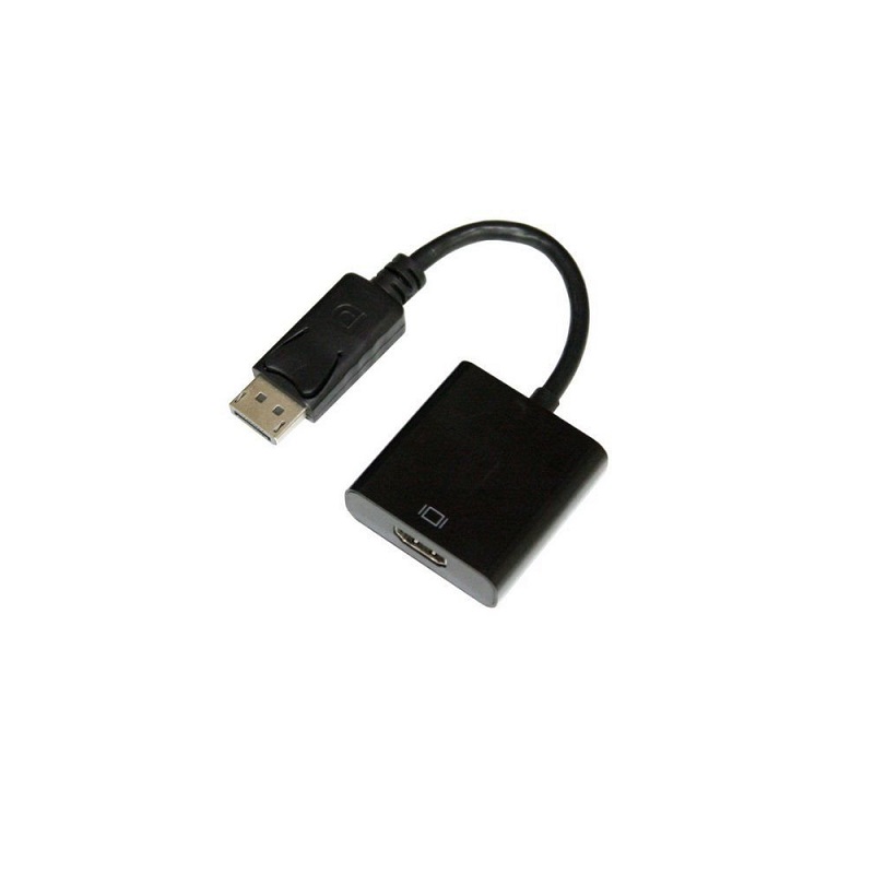 Black Display port to, HDMI Adapter-image-0