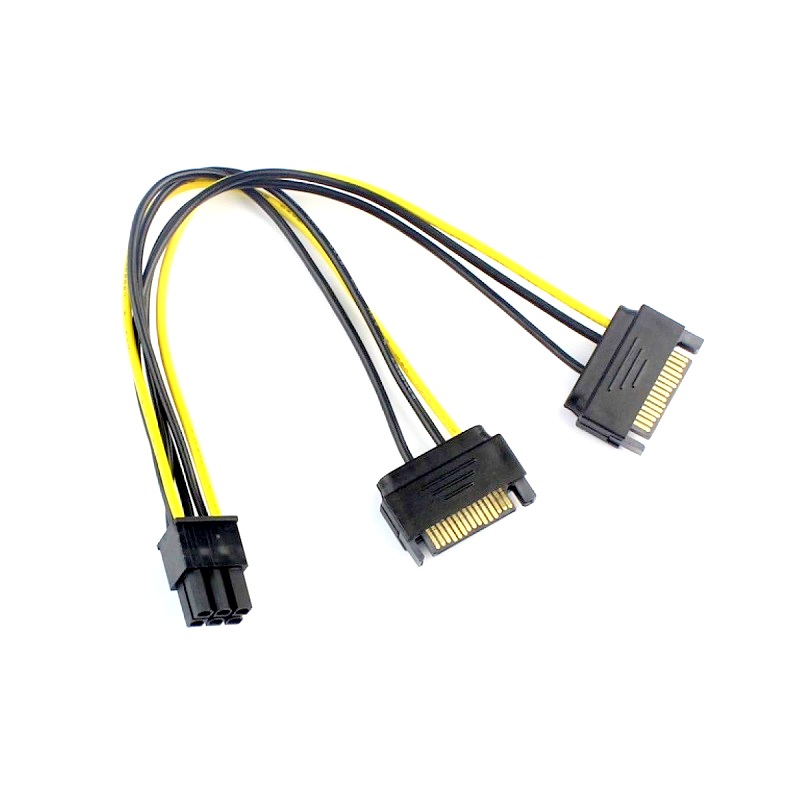 Dual SATA 15PIN to 6PIN Power Cable GPU Compatibility-picture-25