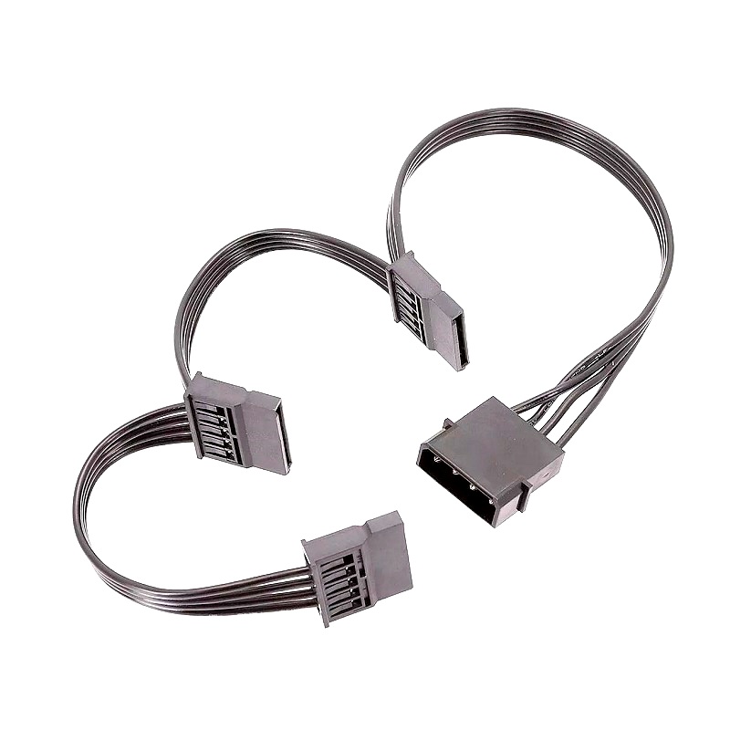 4PIN IDE 1-to-3 SATA Power Cable HDD/SSD Power Line-image-46