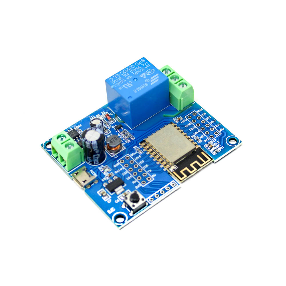 DC5-80V ESP8266, Wireless WIFI Relay, Module 1 Channel ESP-, 12F Wifi Development, Board Power Supply for, Arduino-picture-19