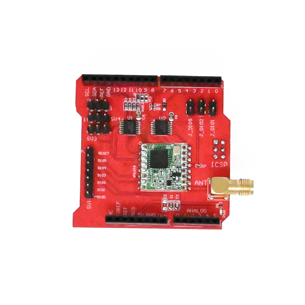 Wireless Transmitter 433Mhz, Lora Shield for Leonardo,, UNO, Mega2560,, Duemilanove, Due-picture-17