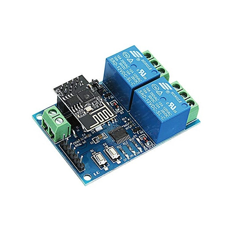 ESP8266 ESP-01 12V 2, Channels WiFi Relay, Module Things Smart, Home Remote Control, Switch-picture-12