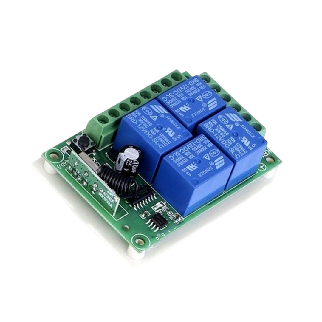 433MHz 12V 4 Channel, Relay Module Wireless, Remote Control Switch, without Battery-picture-26