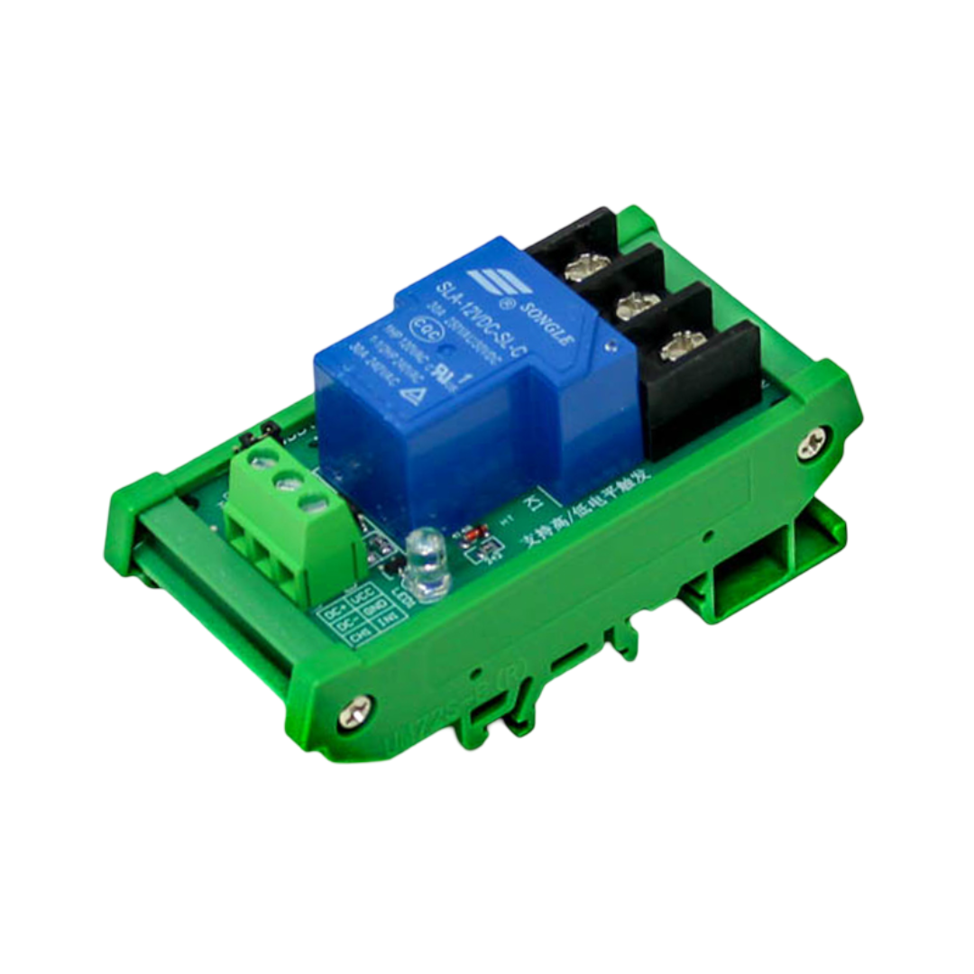 1 Channel Relay Module, 30A with Optocoupler, Isolation 12V Supports, High and Low Triger, （with Guide Rail）-image-35