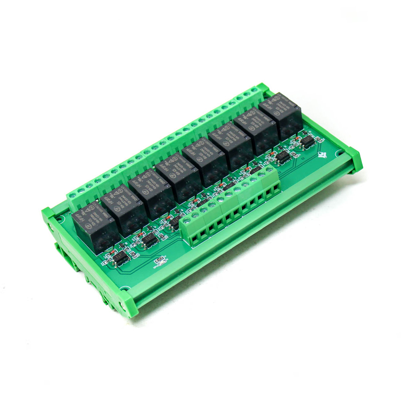 24V 8 Channels Relay, Module High and Low, Triggering Optocoupler, Isolation Relay Module, PLC Signal Amplifier,Board-picture-22