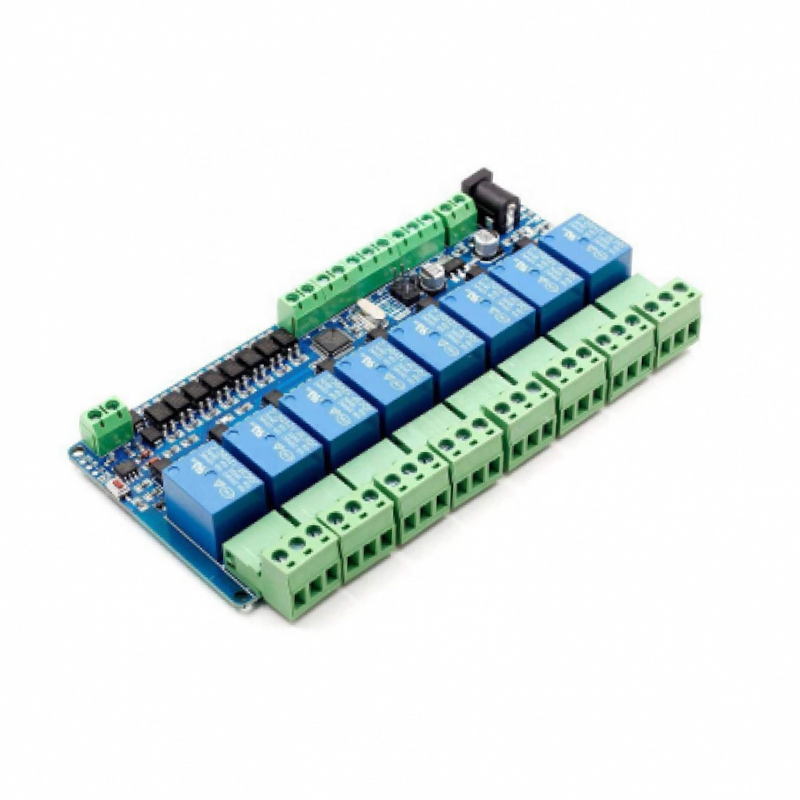 5V Modbus RTU 8, Channels Relay Module, Input Optocoupler, Isolation RS485 MCU for, Arduino-image-7